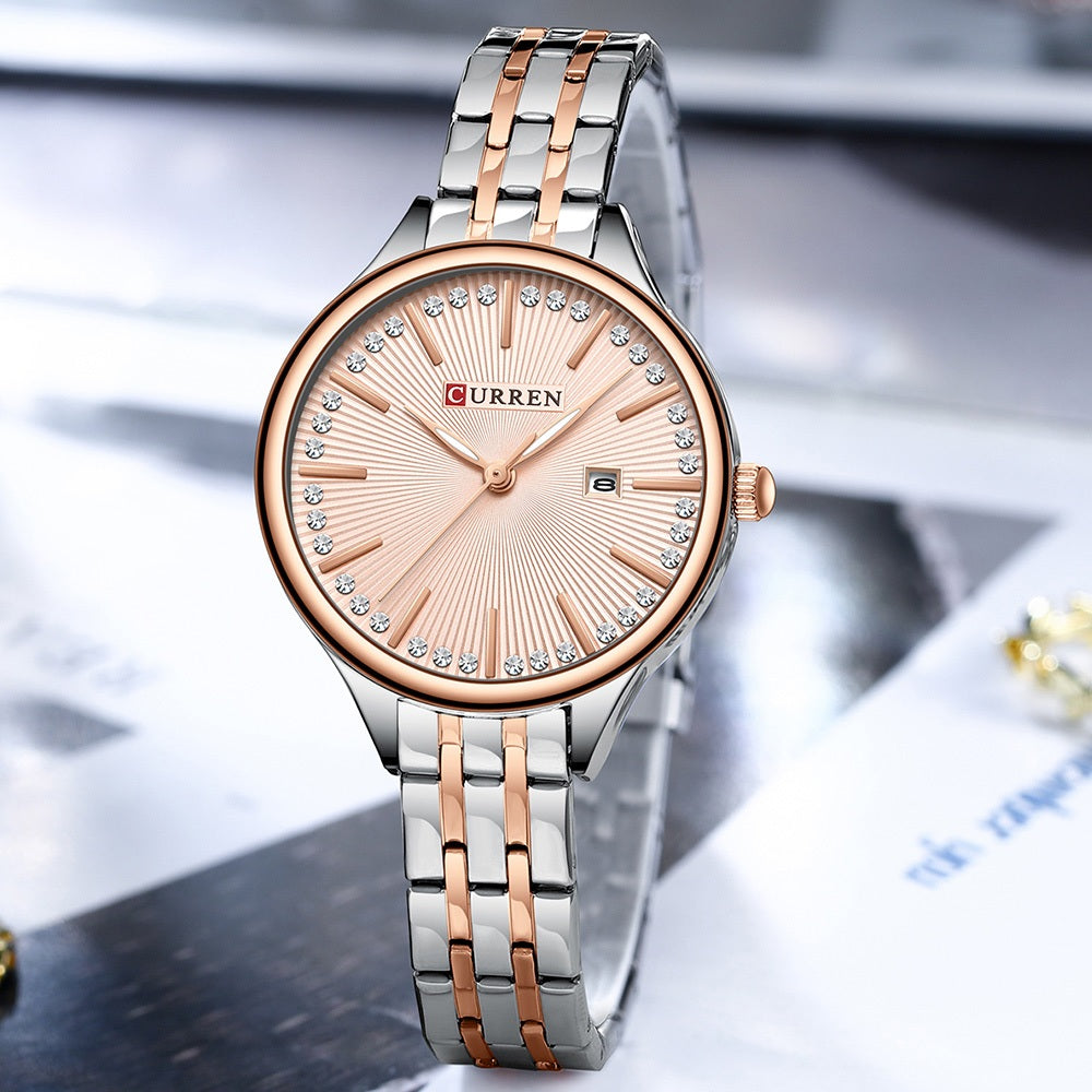 Reloj para Mujer Curren 9099 – Elegancia y Funcionalidad