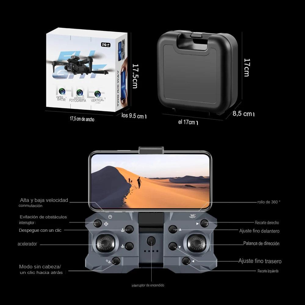 K10 Max Pro: Dron 4K con GPS y Evitación Inteligente